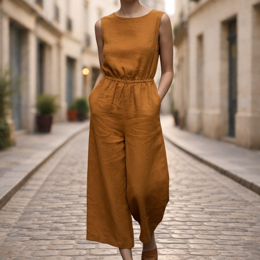 Combinaison longue ample pour femme décontractée