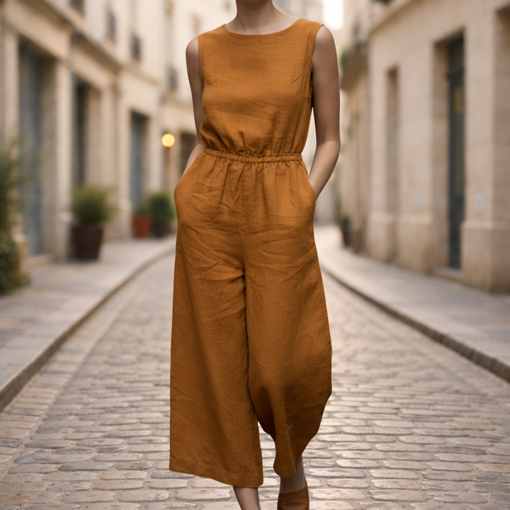 Combinaison longue ample pour femme décontractée