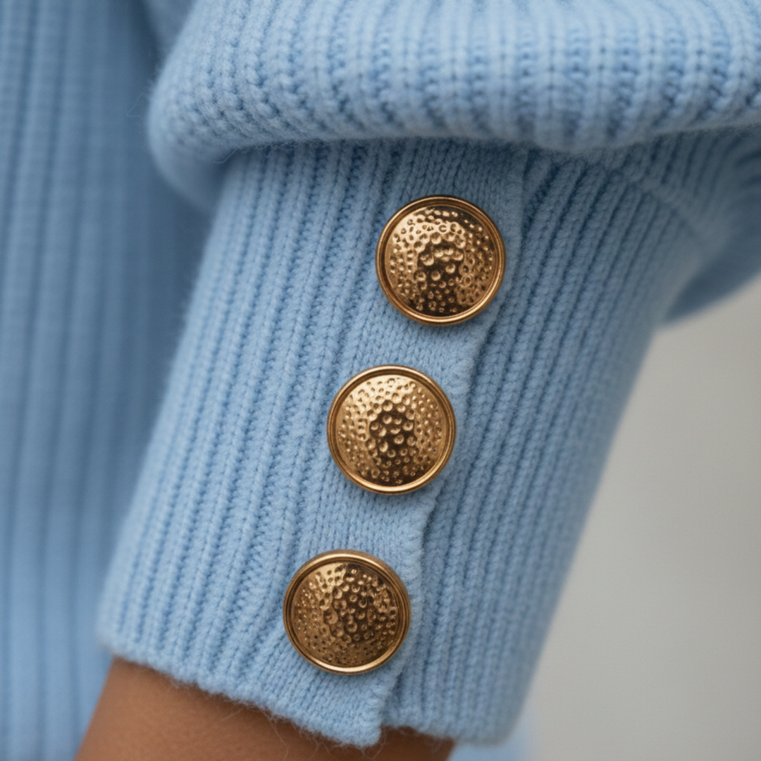 Pull-over tricoté col en V pour femme décontracté