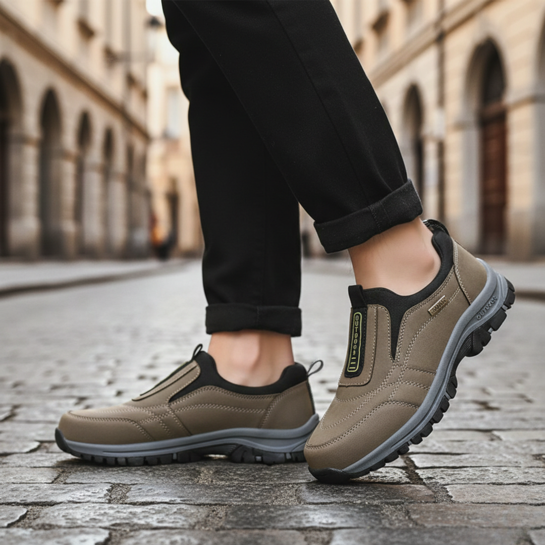 Chaussures orthopédiques à enfiler pour extérieur soutien marche décontractée