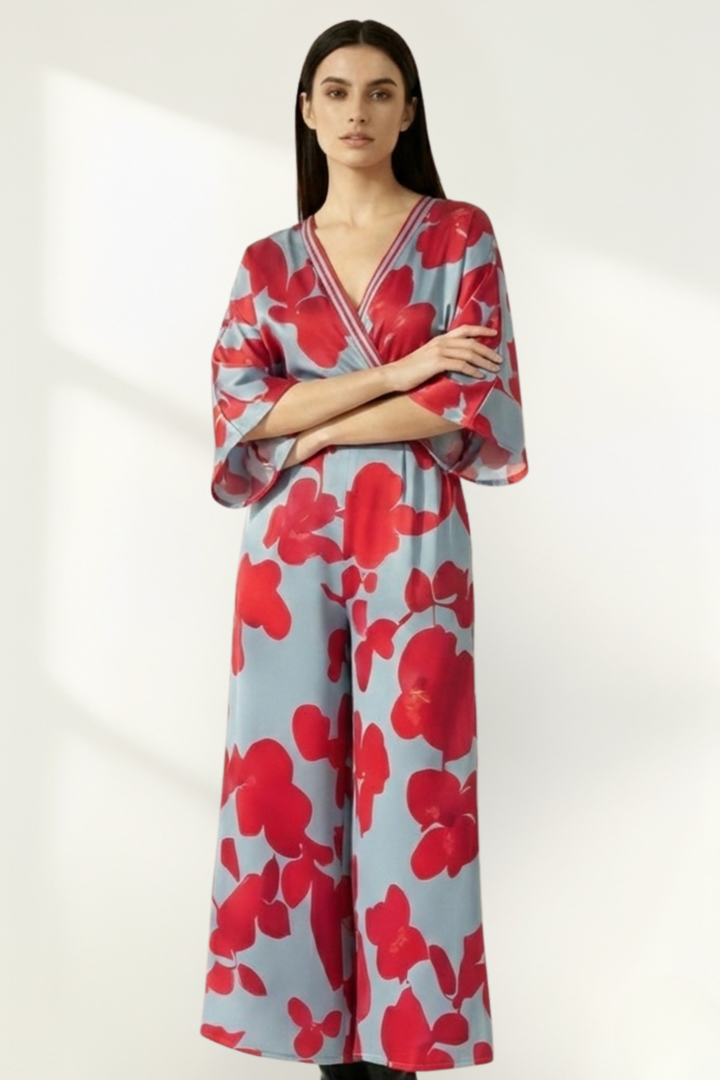 Robe longue fleurie pour femme