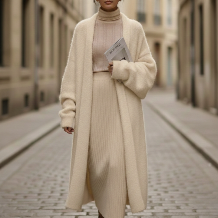 Cashmere Coat Longline Outerwear Women