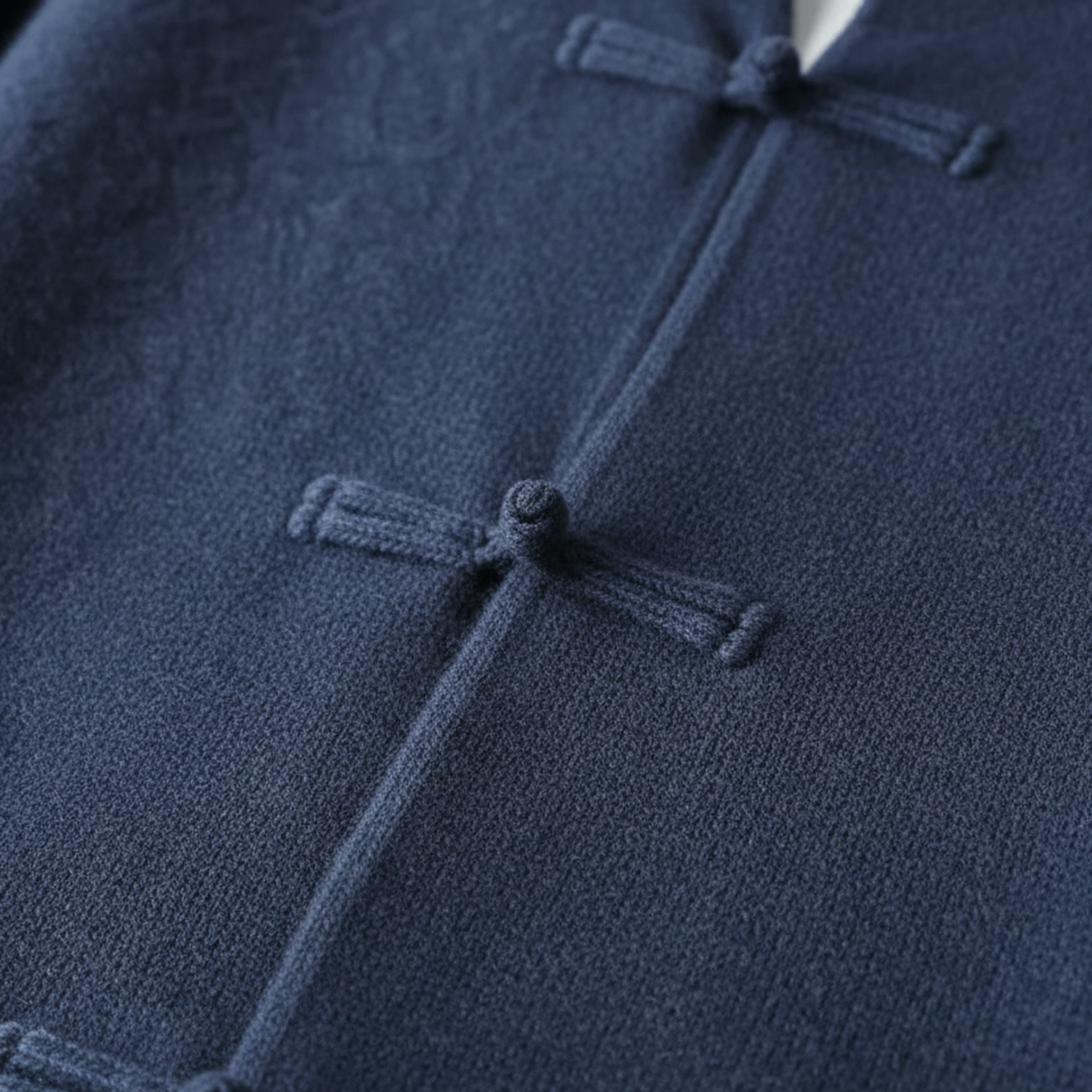 Cashmere Cardigan Stand Collar Button Men