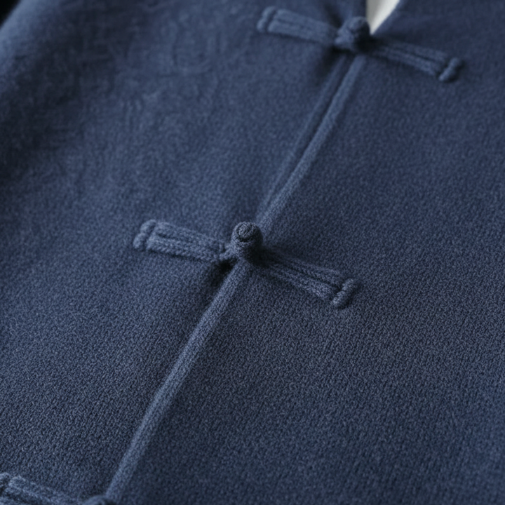 Cashmere Cardigan Stand Collar Button Men