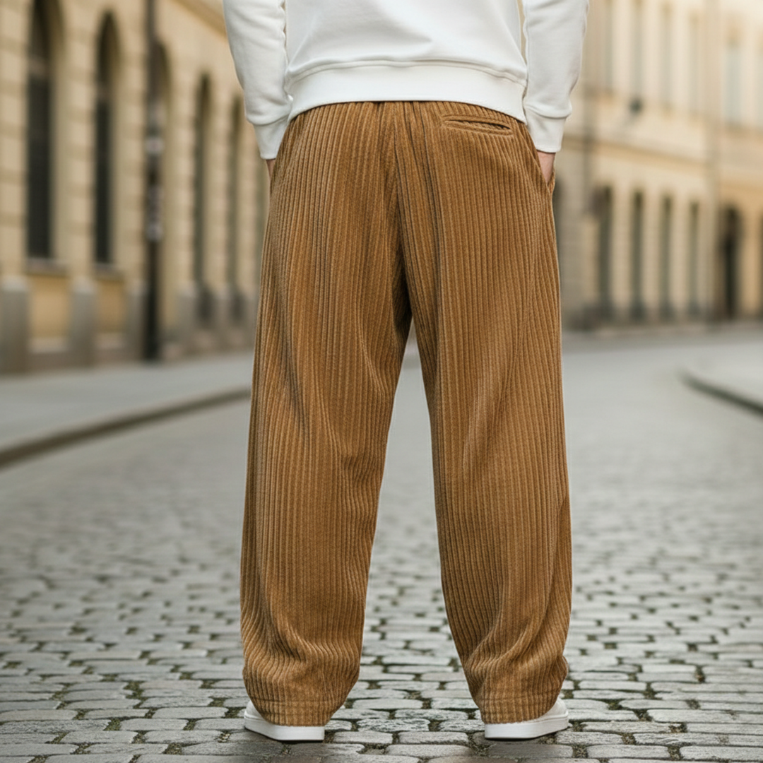 Pantalon en velours côtelé pour homme