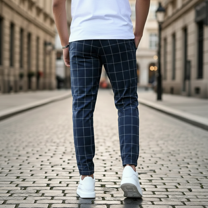 Joggeur à carreaux Crossmark pour homme