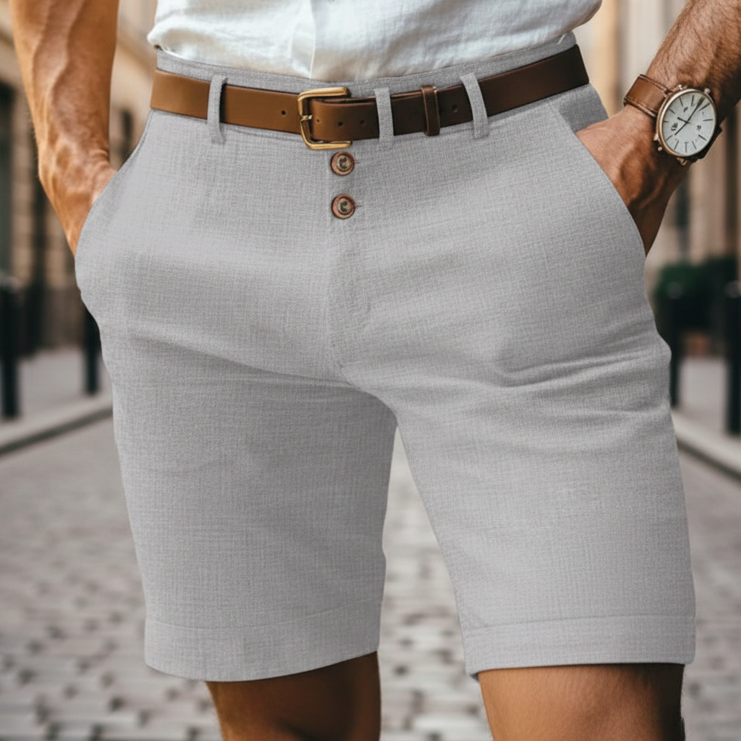 Men's Shorts Button Front