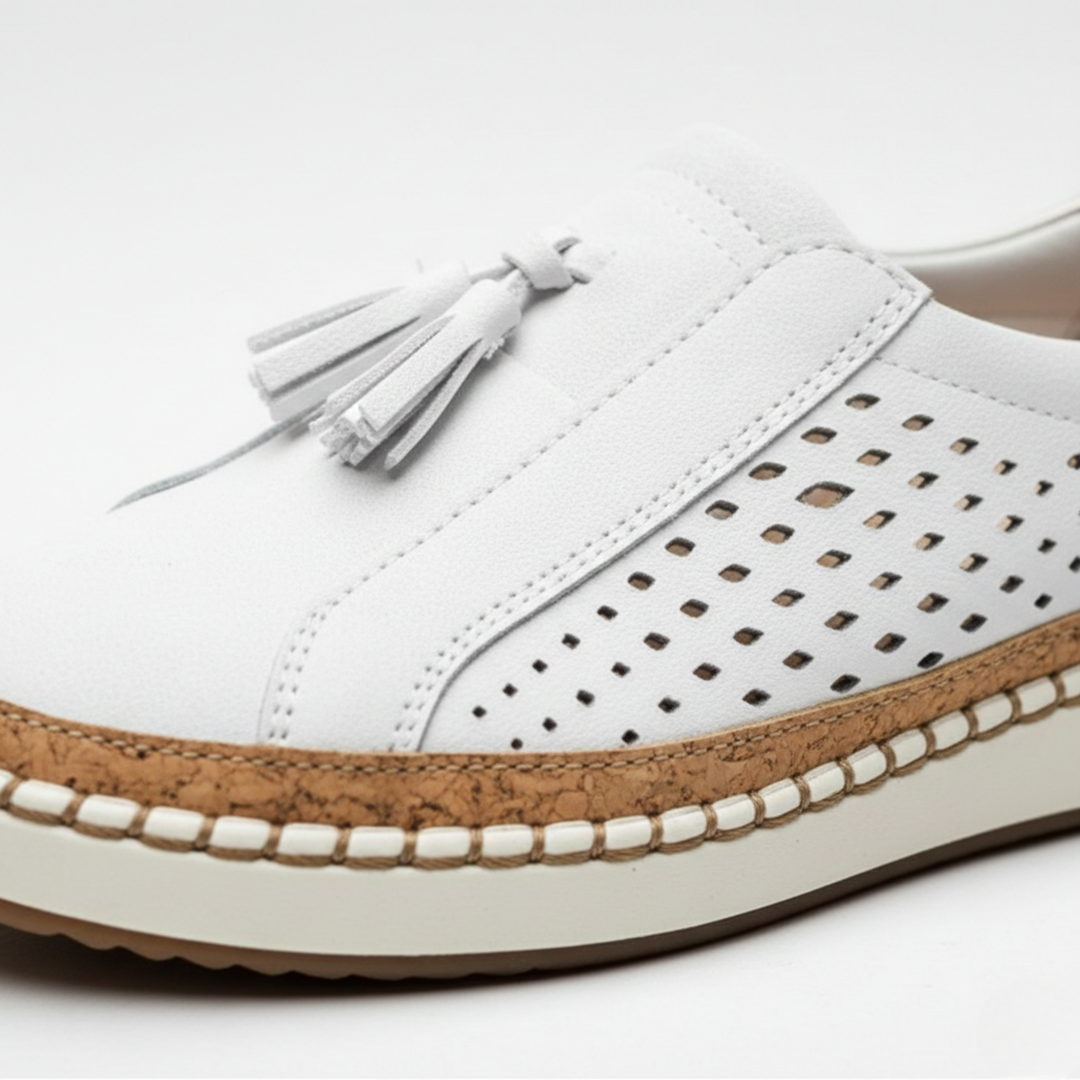 Chaussures à enfiler orthopédiques pour femmes, à semelle amortissante pour la marche