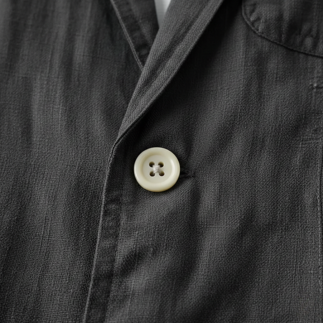 Ensemble de costume en lin deux pièces veste et pantalon pour homme