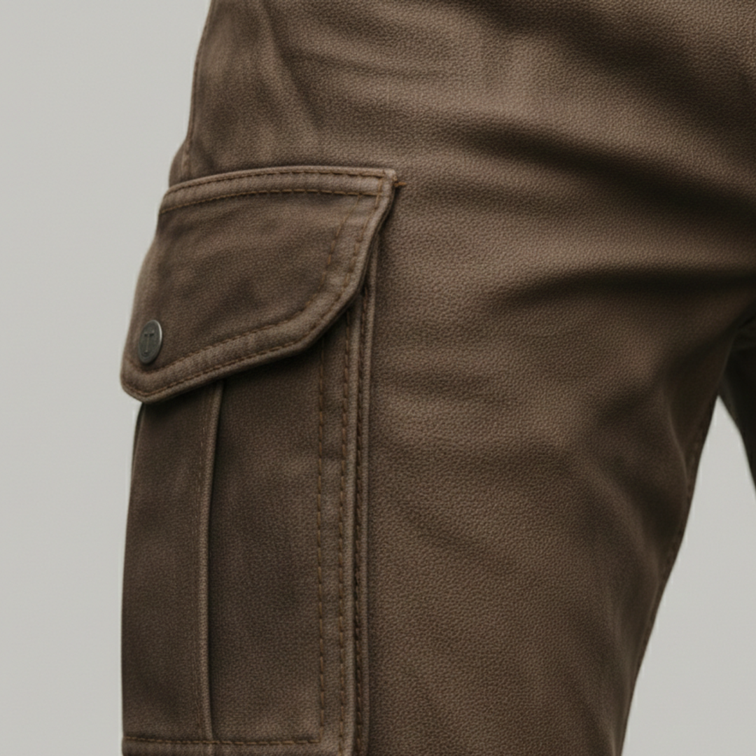 Pantalon utilitaire avec poche cargo isolée longueur complète