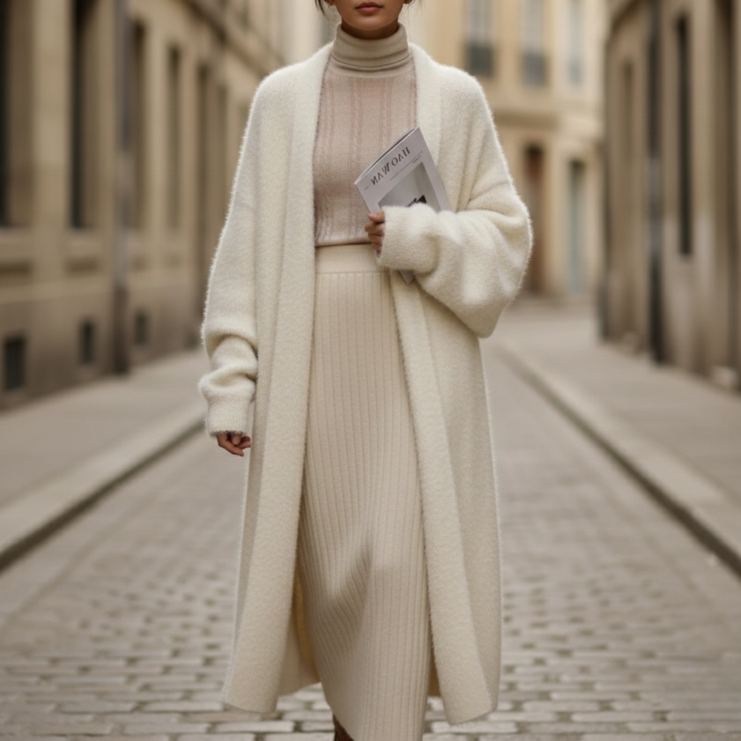 Cashmere Coat Longline Outerwear Women