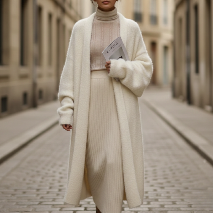 Cashmere Coat Longline Outerwear Women