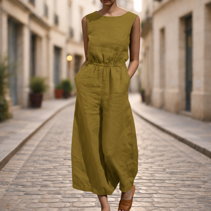 Combinaison longue ample pour femme décontractée