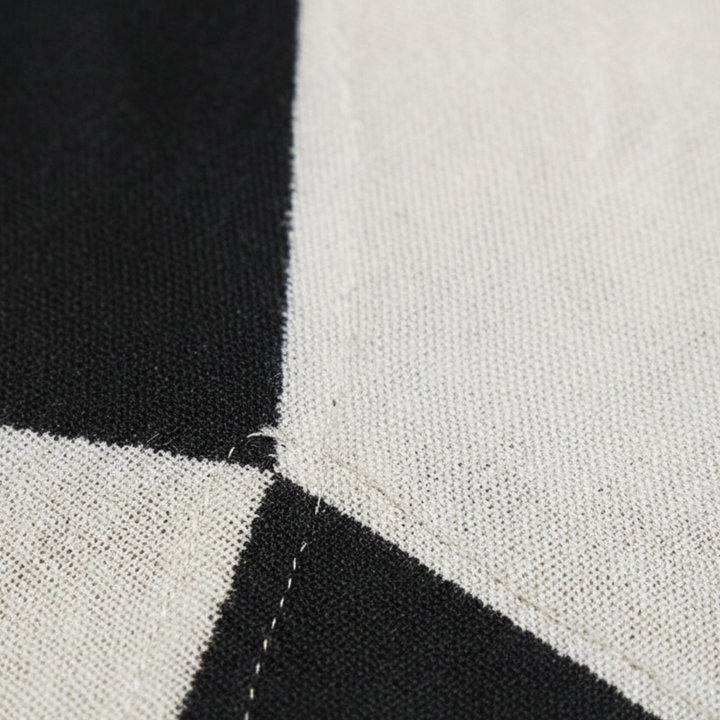 Vestido Camiseta Maxi de Mujer de Manga Corta Geométrico