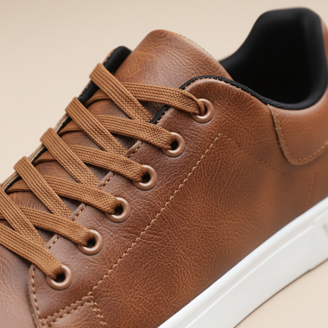 Zapatillas Casuales para Hombre con Cordones de Corte Bajo