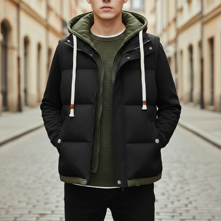 Men's Hooded Puffer Gilet