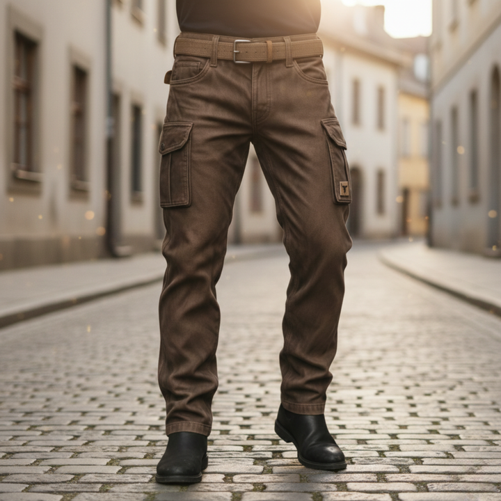 Pantalon utilitaire avec poche cargo isolée longueur complète