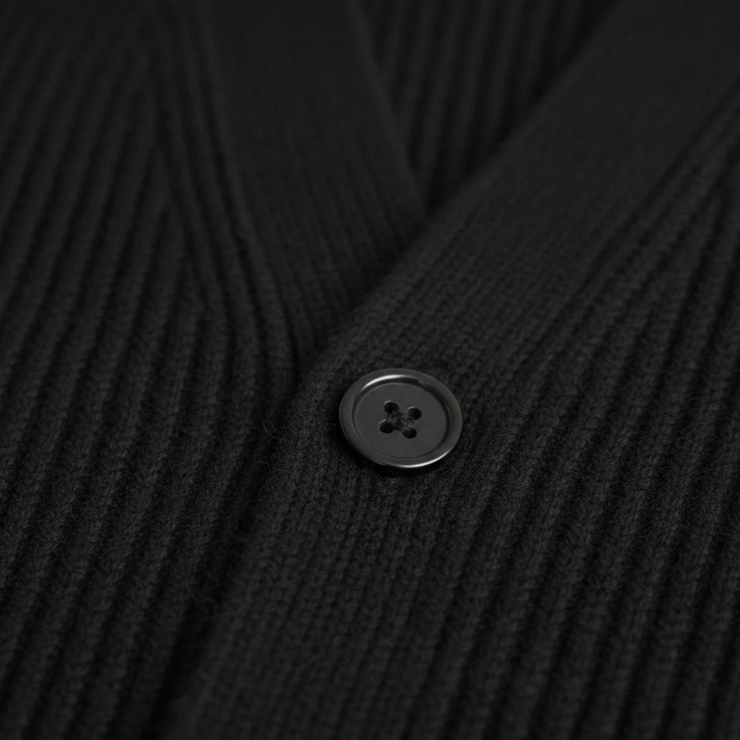 Cardigan pour femme ample avec boutons sur le devant