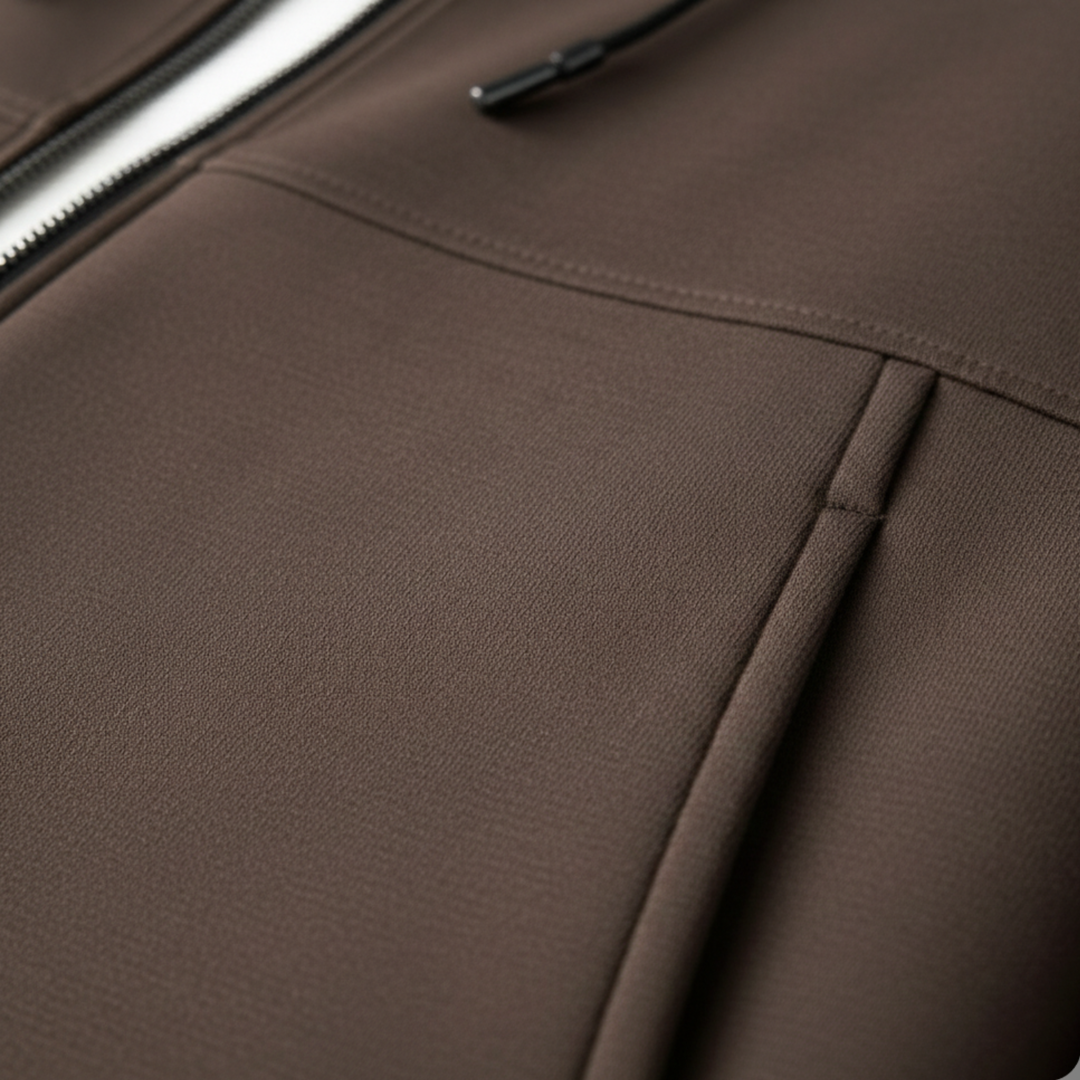 Conjunto de chándal con sudadera con cremallera y pantalones de chándal para hombres