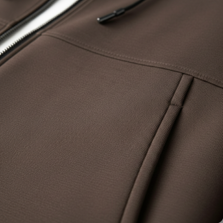 Conjunto de chándal con sudadera con cremallera y pantalones de chándal para hombres