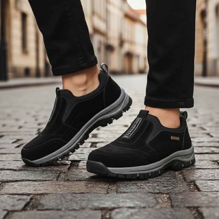 Chaussures orthopédiques à enfiler pour extérieur soutien marche décontractée