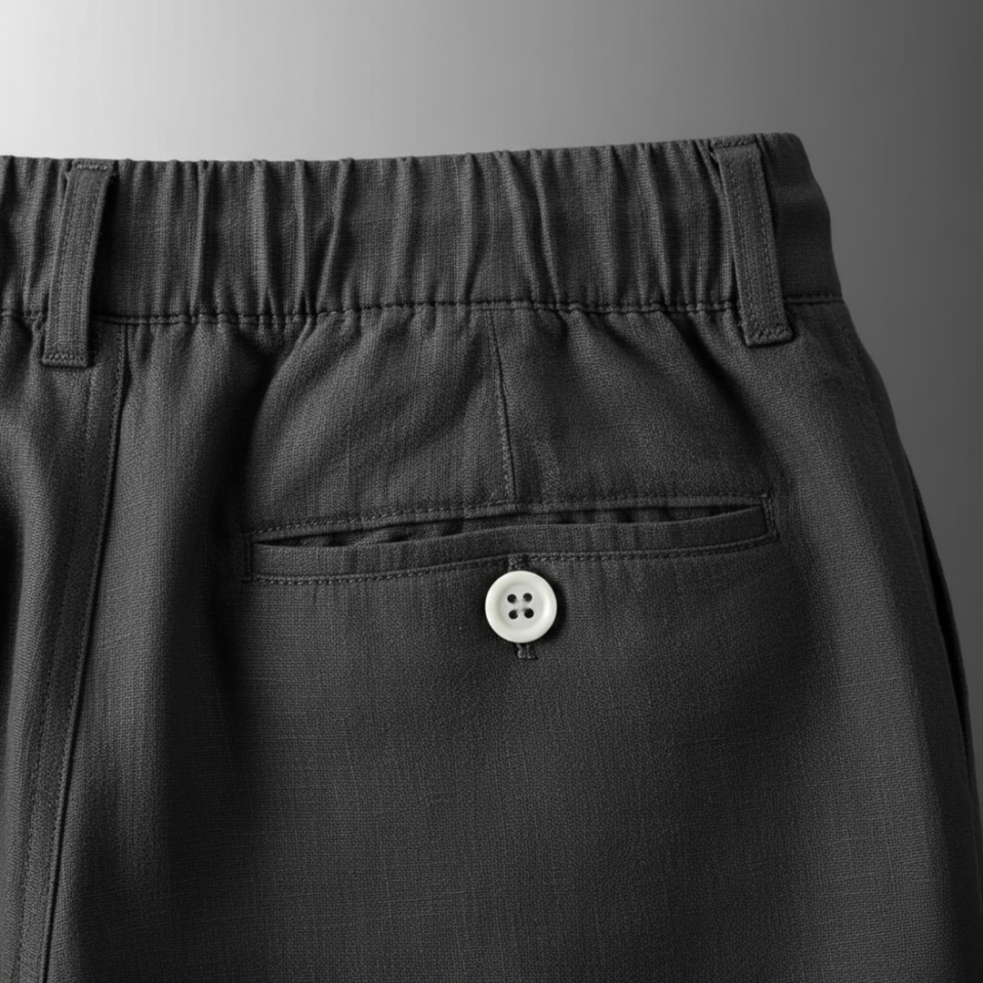 Ensemble de costume en lin deux pièces veste et pantalon pour homme