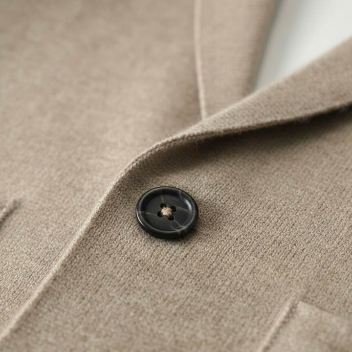 Cardigan en cachemire tricoté à boutons pour homme