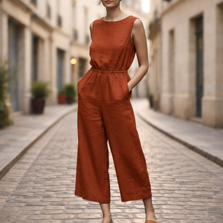 Combinaison longue ample pour femme décontractée