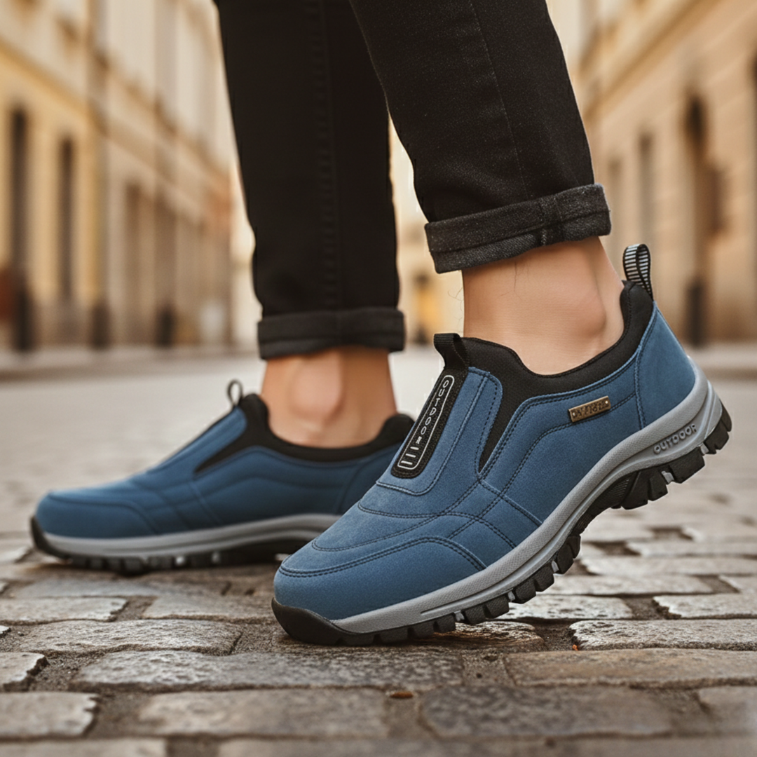 Chaussures orthopédiques à enfiler pour extérieur soutien marche décontractée