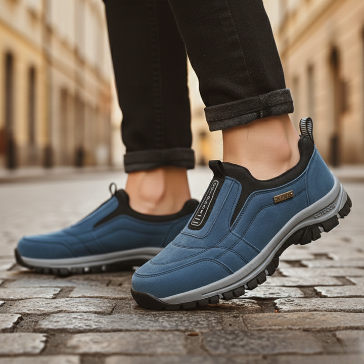 Chaussures orthopédiques à enfiler pour extérieur soutien marche décontractée