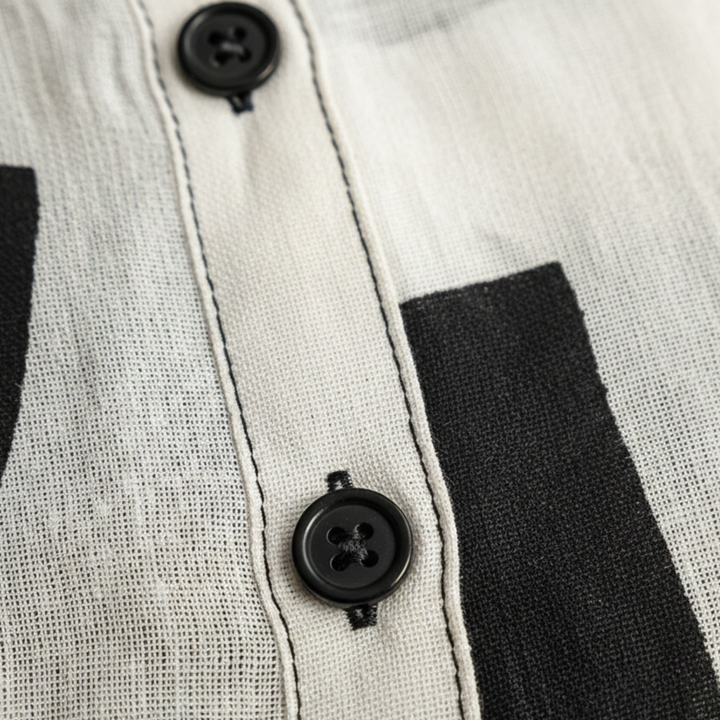 Vestido Camiseta Maxi de Mujer de Manga Corta Geométrico