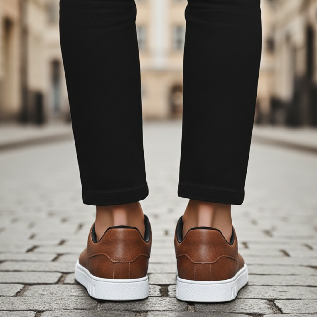 Zapatillas Casuales para Hombre con Cordones de Corte Bajo