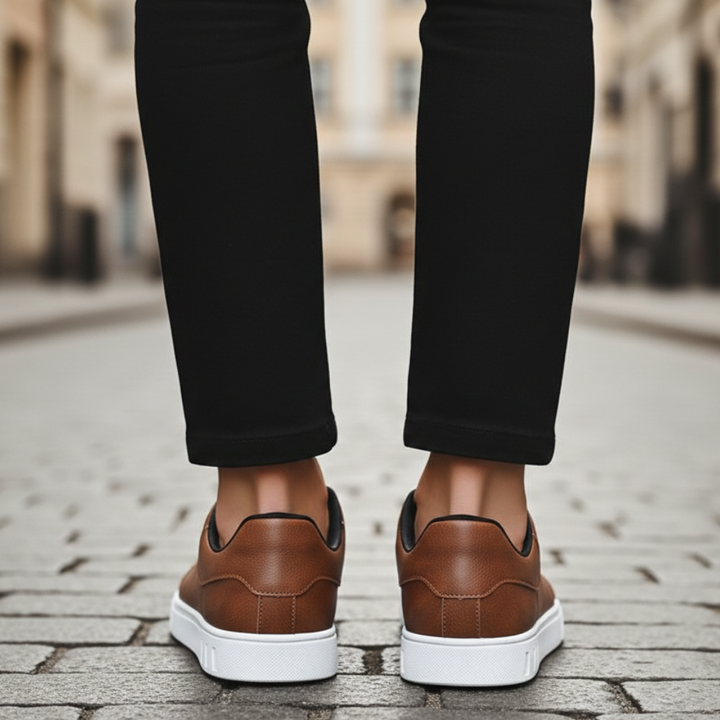 Zapatillas Casuales para Hombre con Cordones de Corte Bajo