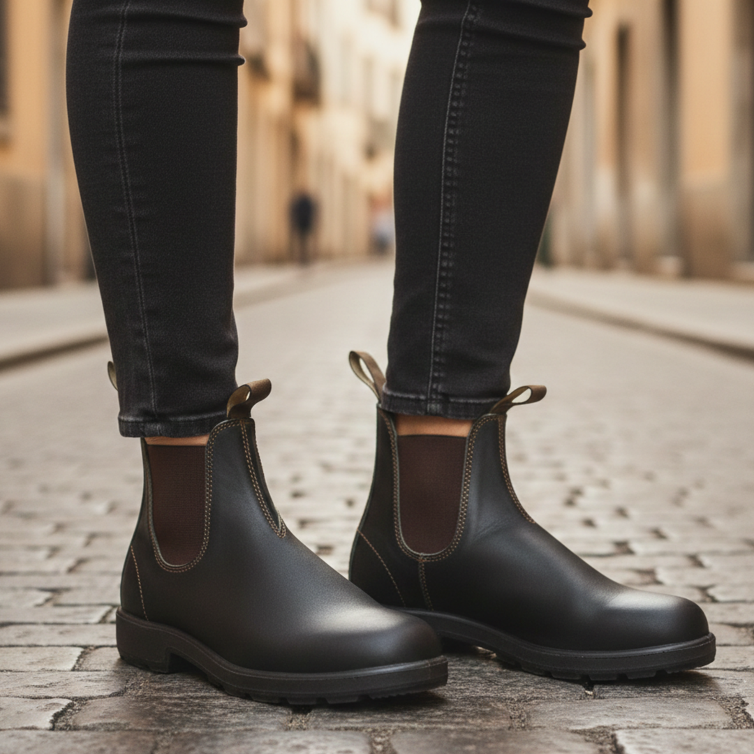 Bottes orthopédiques à enfiler unisexes avec semelle robuste