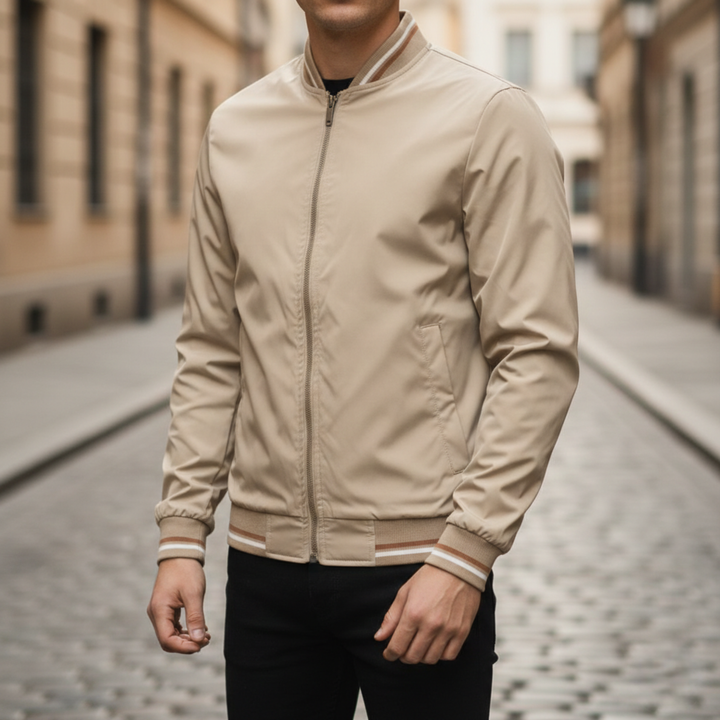 Bomber Jacket Zip Front Lightweight Men