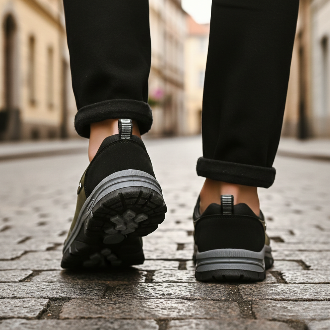 Chaussures orthopédiques à enfiler pour extérieur soutien marche décontractée