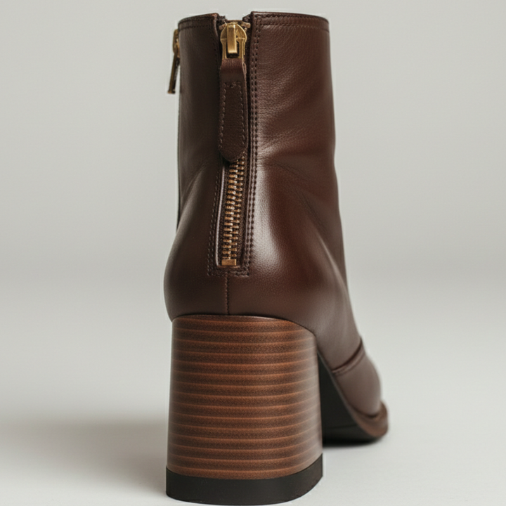 Bottines orthopédiques pour femmes à talon moyen