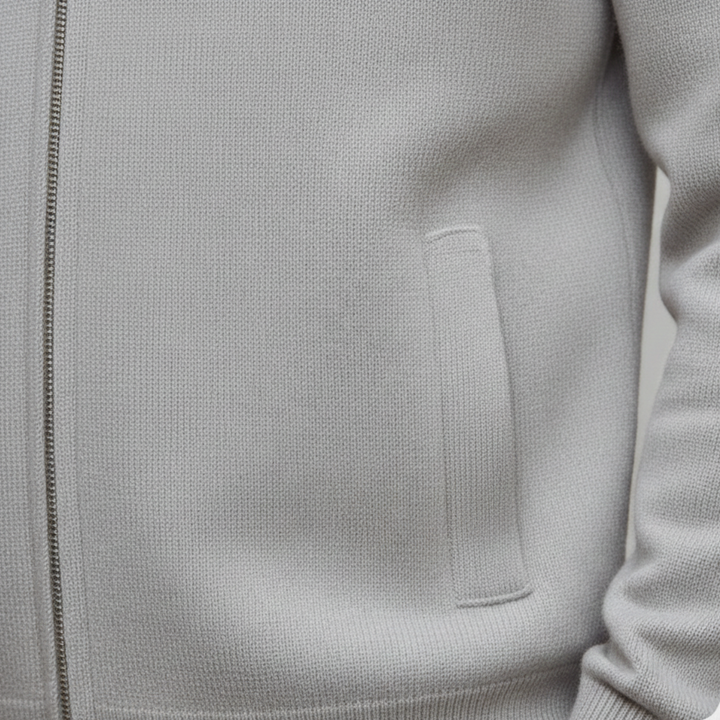 Cardigan Zip Front Knit for Men
