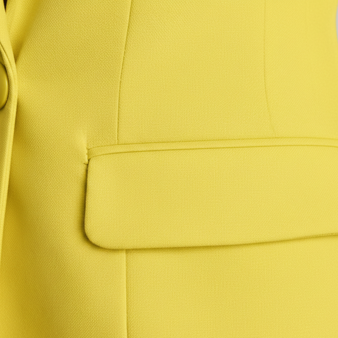 Ensemble veste tailleur et pantalon large pour femme