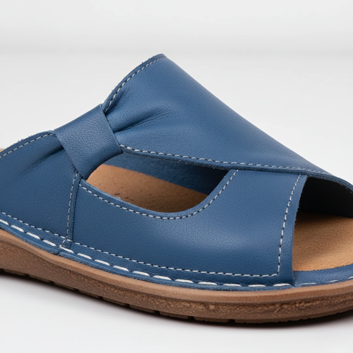 Sandales orthopédiques femme cuir végétal été