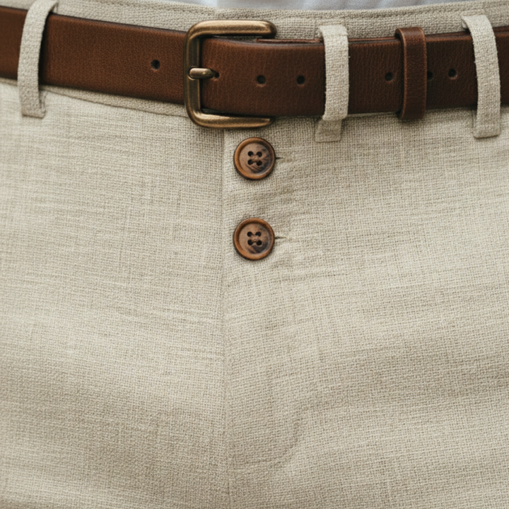 Men's Shorts Button Front