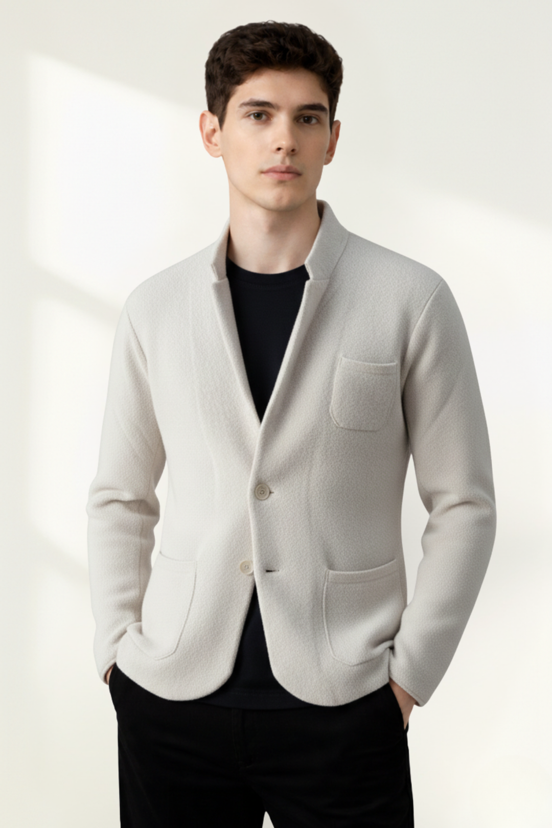 Chaqueta Blazer de Botones para Hombre
