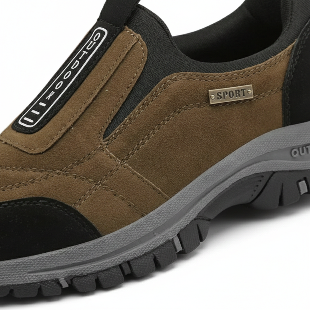 Chaussures orthopédiques à enfiler pour extérieur soutien marche décontractée