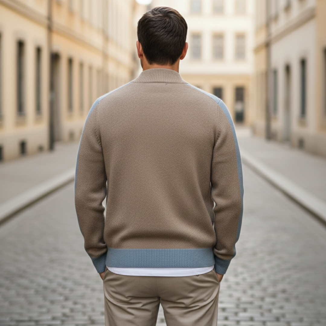 Veste pour homme à fermeture éclair devant