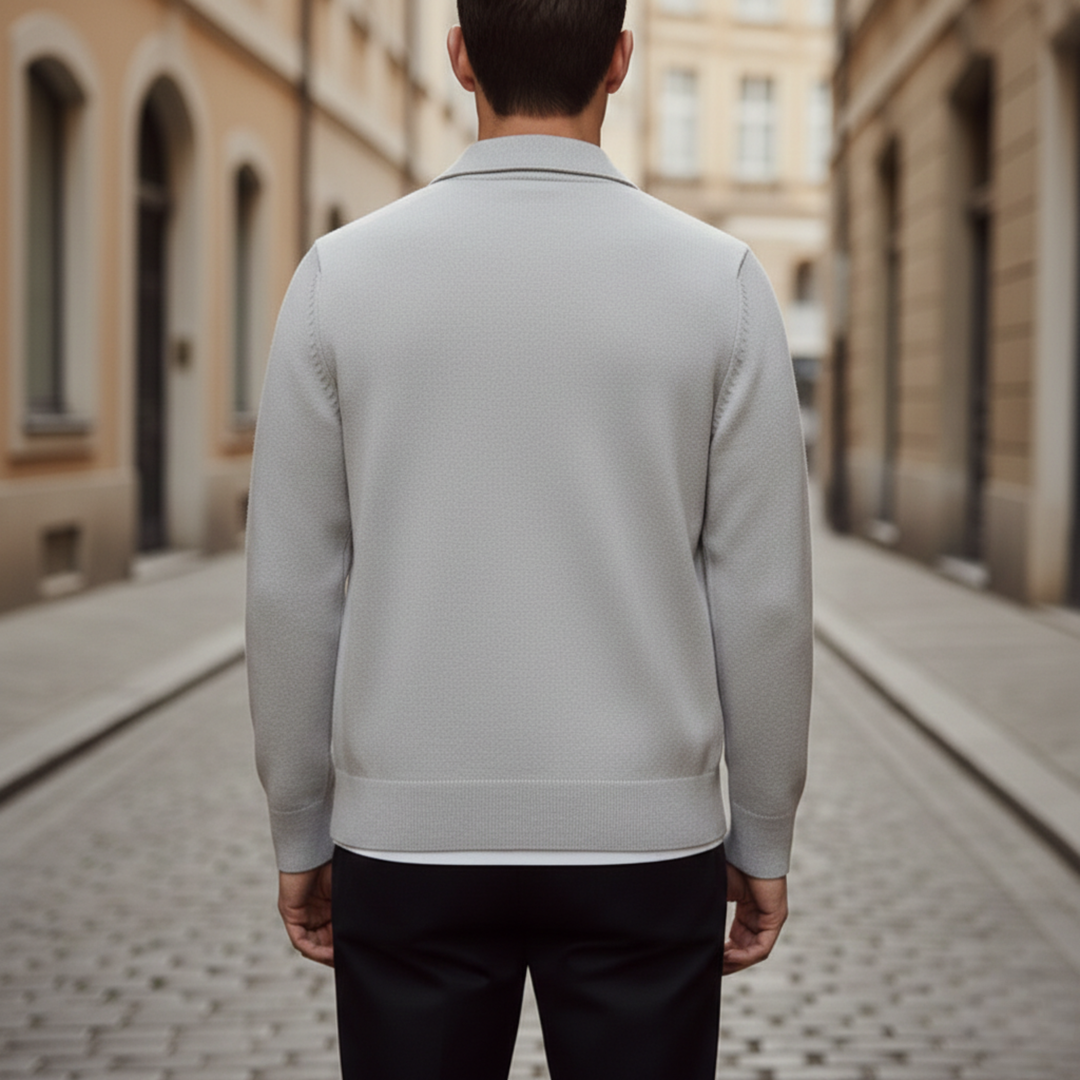 Cardigan Zip Front Knit for Men