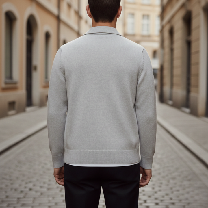 Cardigan Zip Front Knit for Men