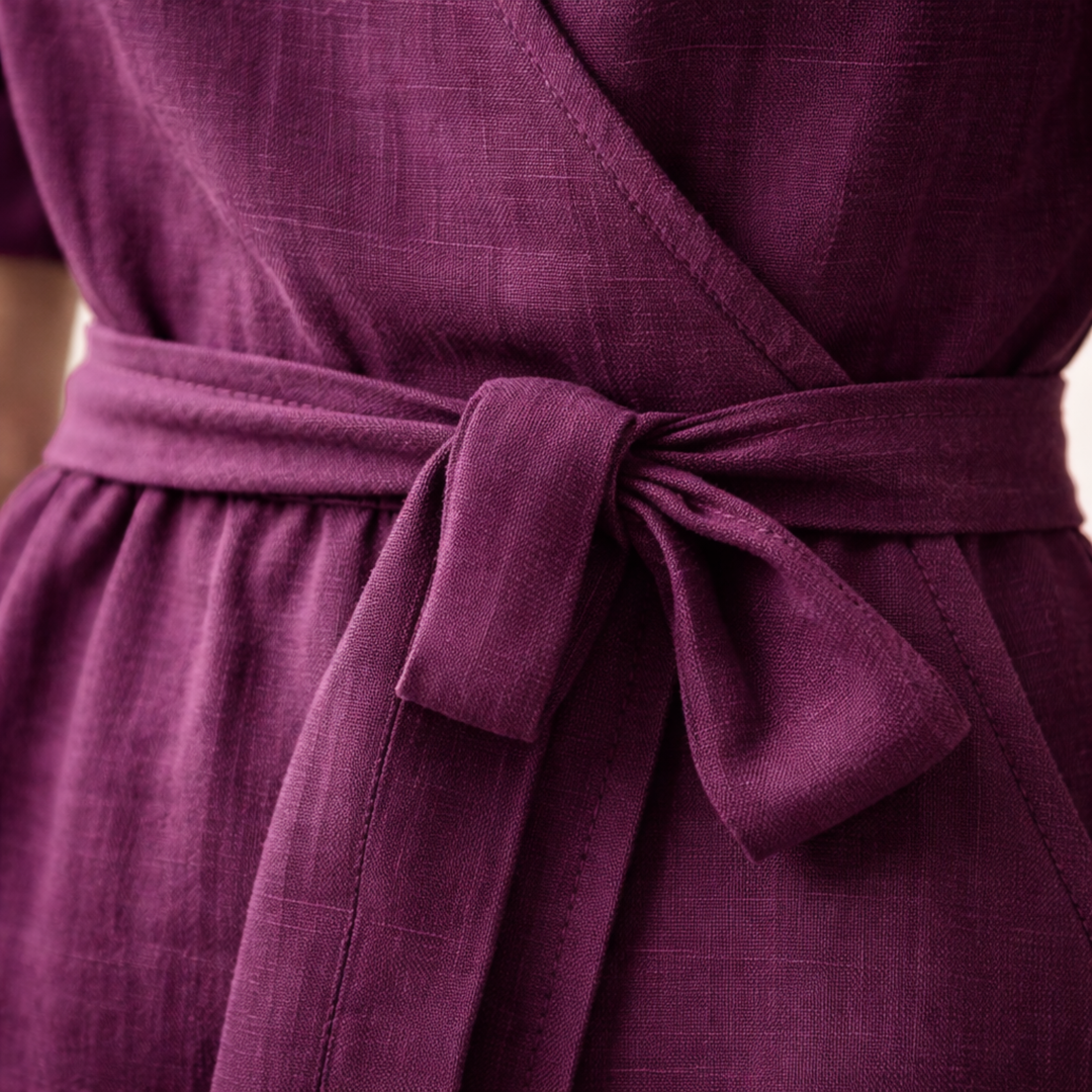 Combinaison-pantalon pour femme avec ceinture décontractée