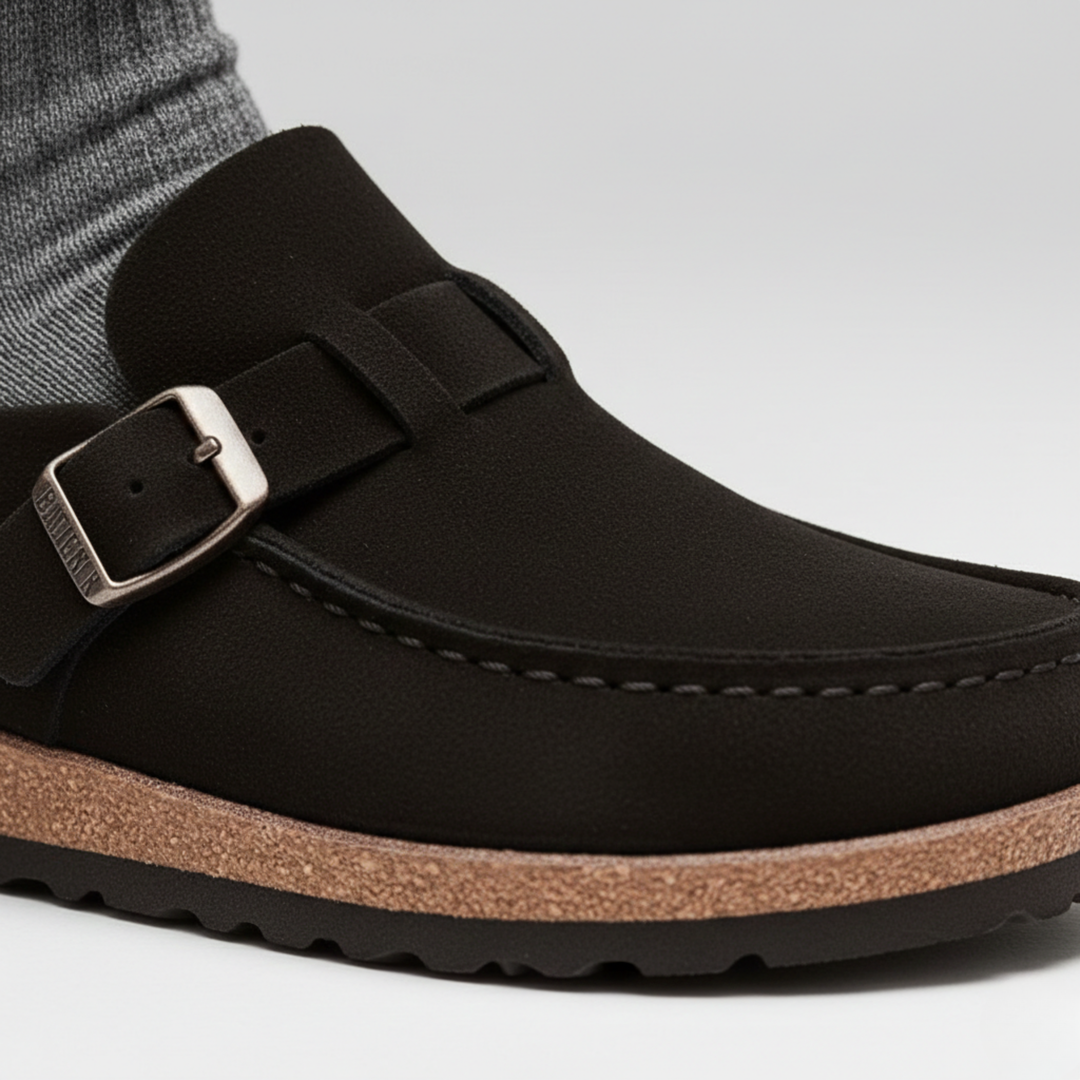 Mocassins à enfiler avec bride à boucle décontractés pour femmes