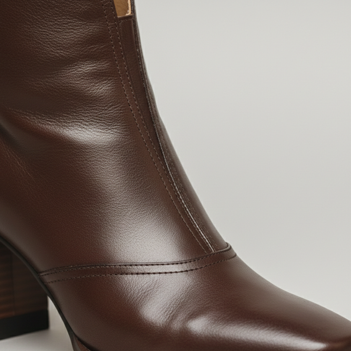 Bottines orthopédiques pour femmes à talon moyen