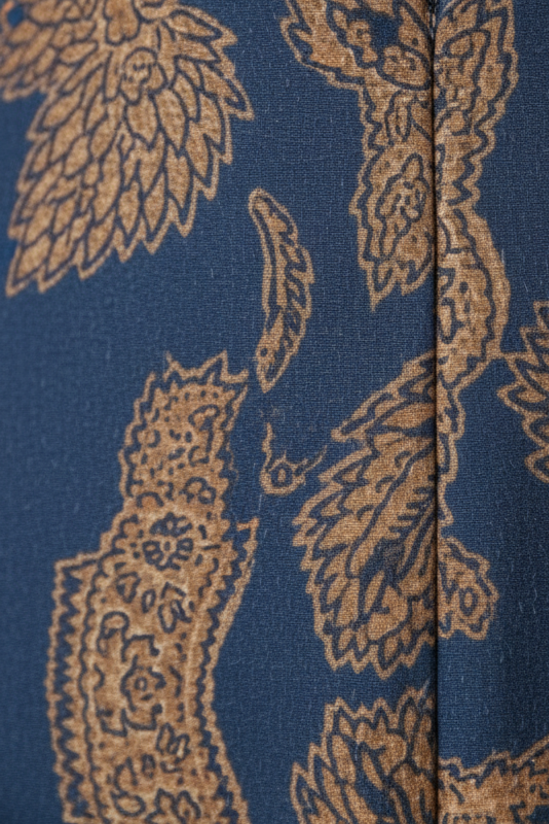 Vestido midi impreso de manga larga para mujer